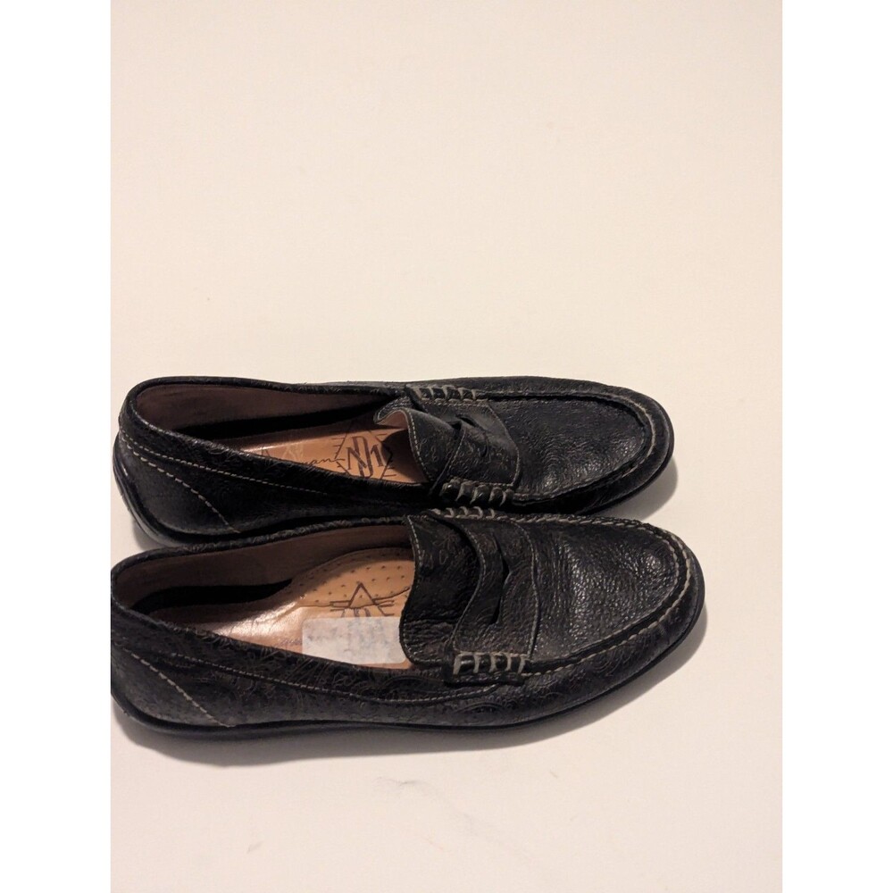 Martin Dingman Penny Loafer Mens 11 M  Driver Black Slip On Shoe 530442M